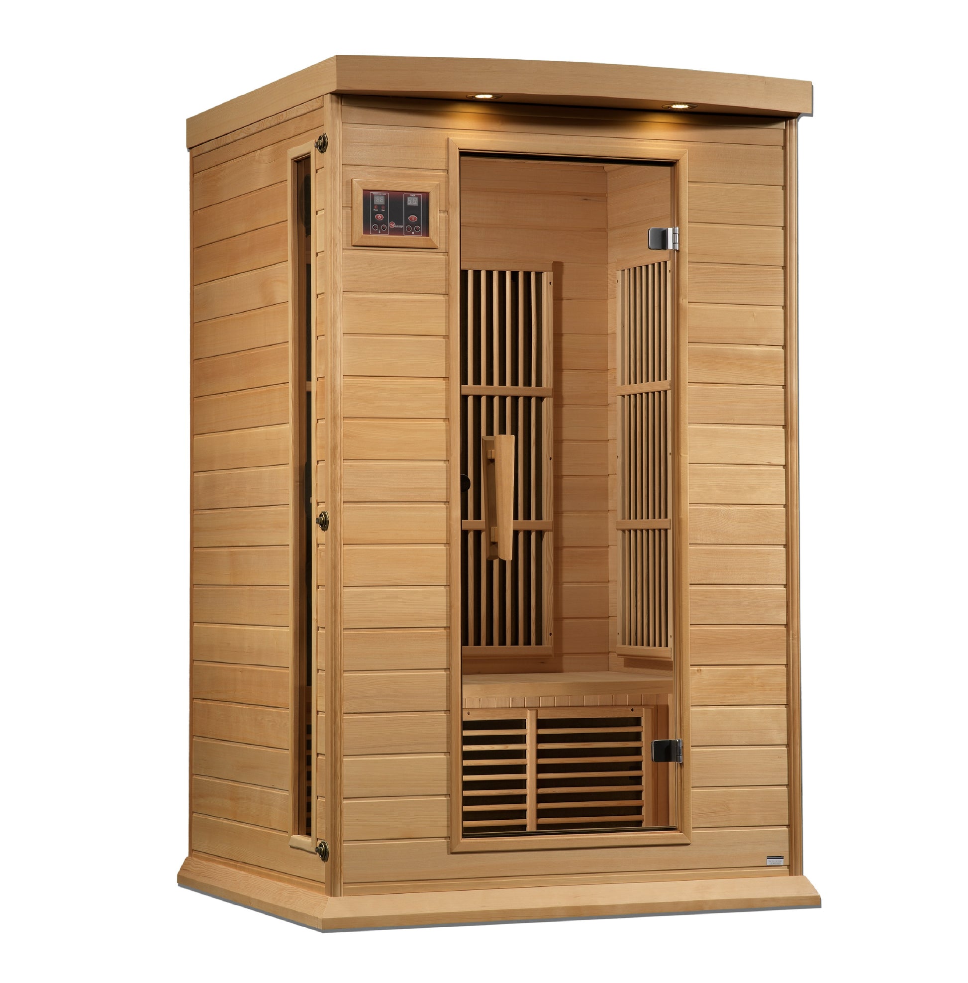 Maxxus 2-Person Near Zero EMF (Under 3MG) FAR Infrared Sauna (Canadian Hemlock) MX-K206-01-ZF