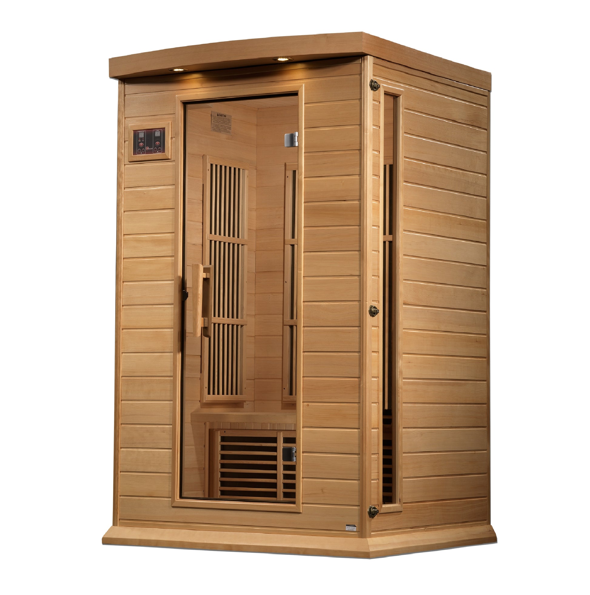 Maxxus 2-Person Near Zero EMF (Under 3MG) FAR Infrared Sauna (Canadian Hemlock) MX-K206-01-ZF