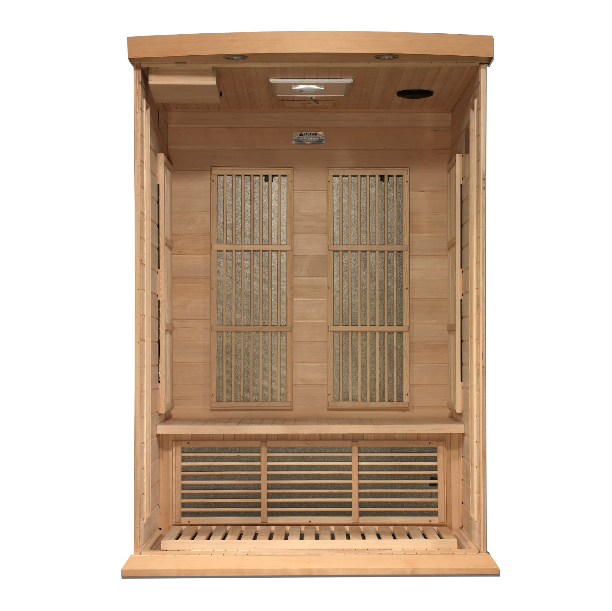 Maxxus 2-Person Near Zero EMF (Under 3MG) FAR Infrared Sauna (Canadian Hemlock) MX-K206-01-ZF