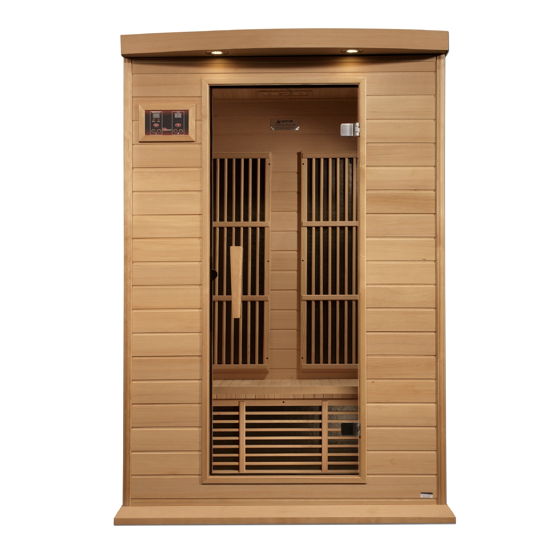 Maxxus 2-Person Near Zero EMF (Under 3MG) FAR Infrared Sauna (Canadian Hemlock) MX-K206-01-ZF