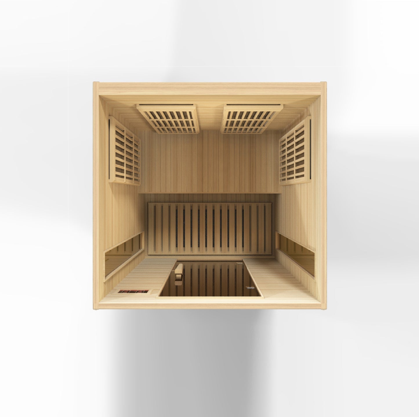 Maxxus 2-Person Low EMF (Between 5-10MG) FAR Infrared Sauna (Canadian Hemlock) MX-K206-01
