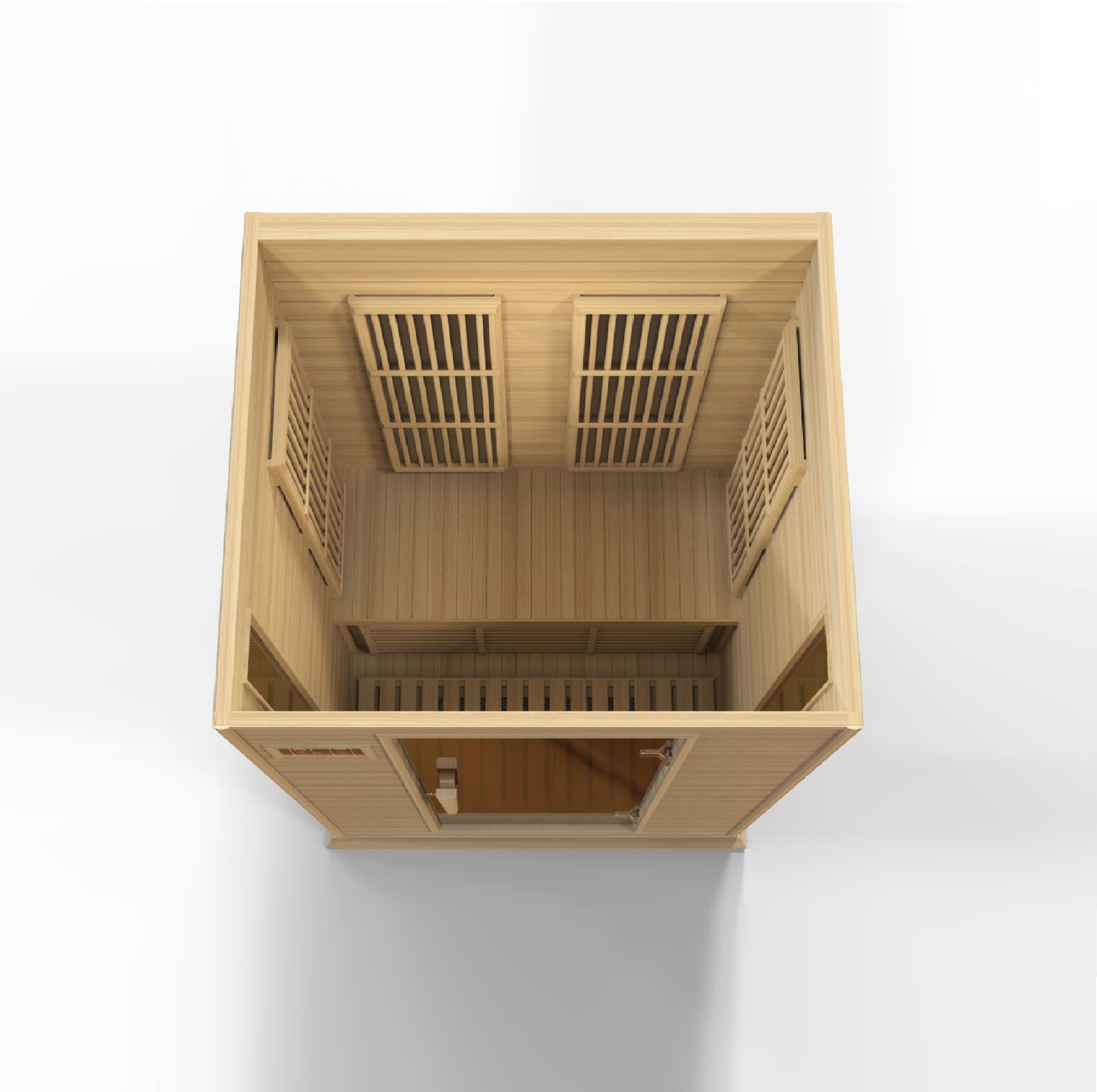 Maxxus 2-Person Low EMF (Between 5-10MG) FAR Infrared Sauna (Canadian Hemlock) MX-K206-01
