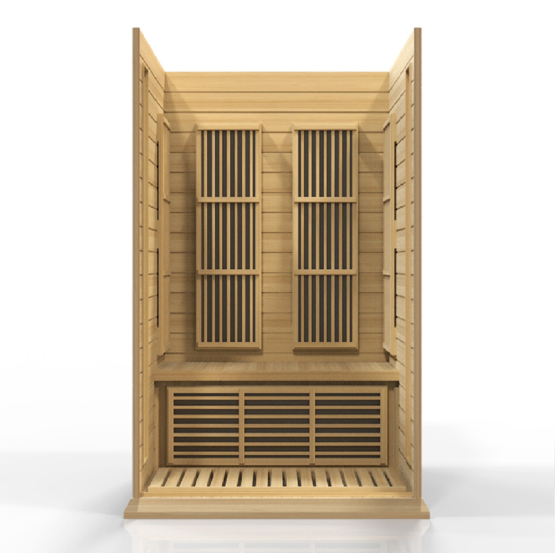 Maxxus 2-Person Low EMF (Between 5-10MG) FAR Infrared Sauna (Canadian Hemlock) MX-K206-01