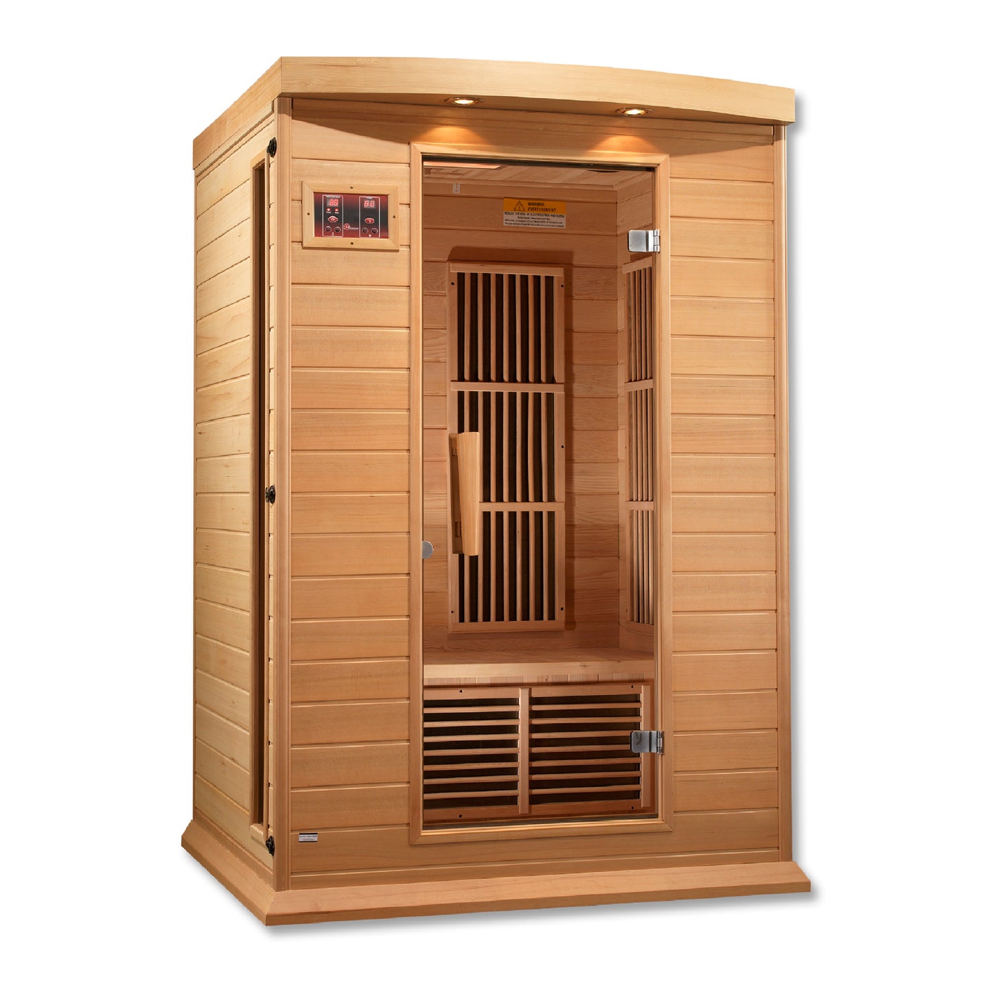 Maxxus 2-Person Low EMF (Between 5-10MG) FAR Infrared Sauna (Canadian Hemlock) MX-K206-01