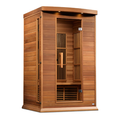 Maxxus 2-Person Near Zero EMF (Under 3MG) FAR Infrared Sauna (MX-K206-01-ZF)(Canadian Hemlock)
