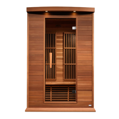 Maxxus 2-Person Near Zero EMF (Under 3MG) FAR Infrared Sauna (MX-K206-01-ZF)(Canadian Hemlock)
