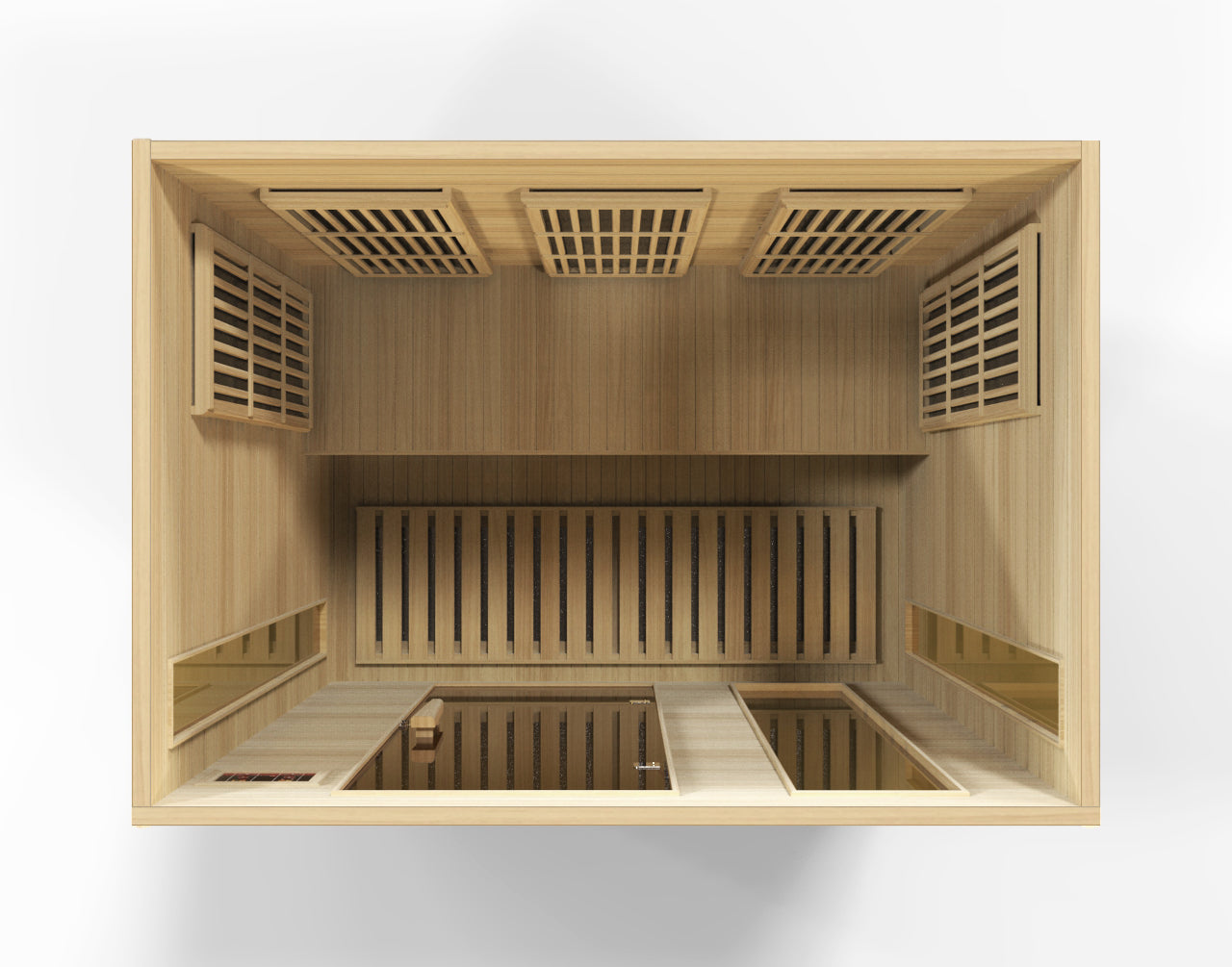 Maxxus 3-Person Low EMF (Between 5-10MG) FAR Infrared Sauna (Canadian Hemlock) MX-K306-01