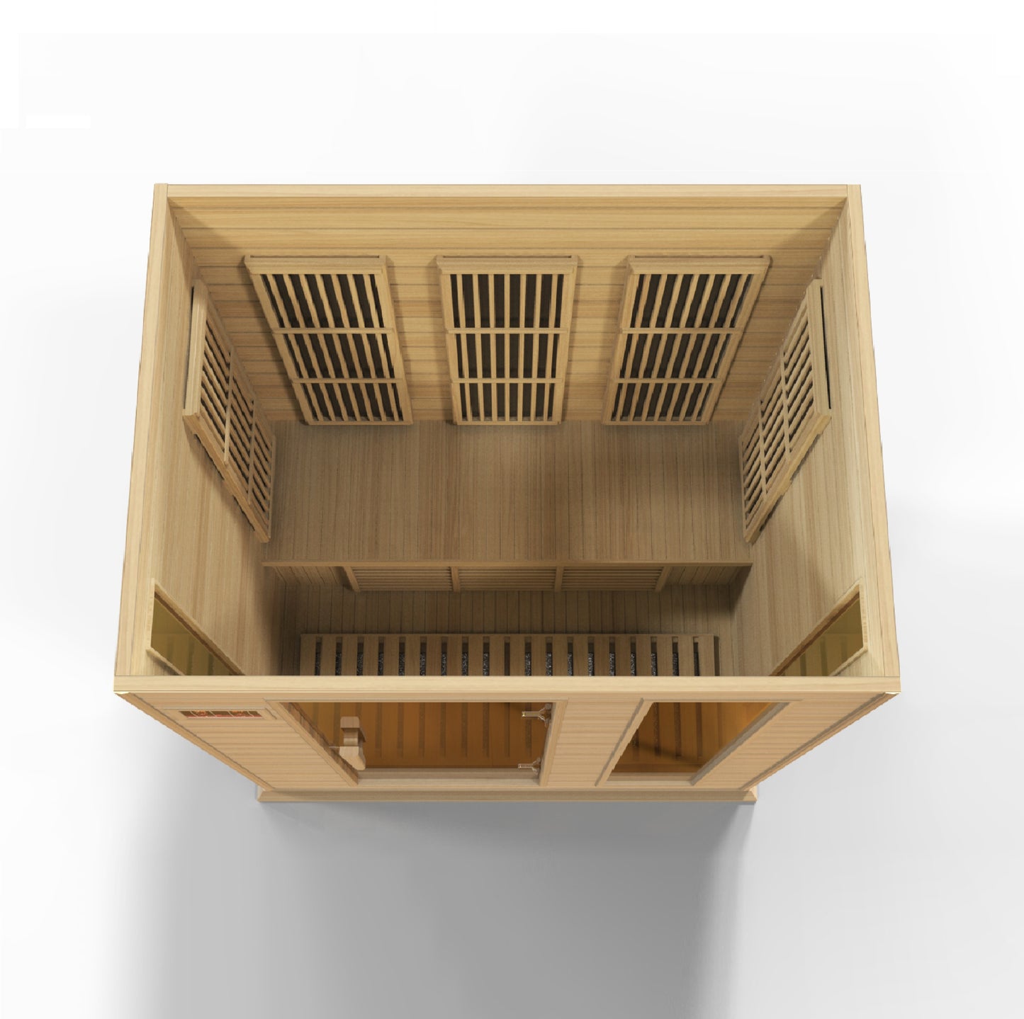Maxxus 3-Person Low EMF (Between 5-10MG) FAR Infrared Sauna (Canadian Hemlock) MX-K306-01