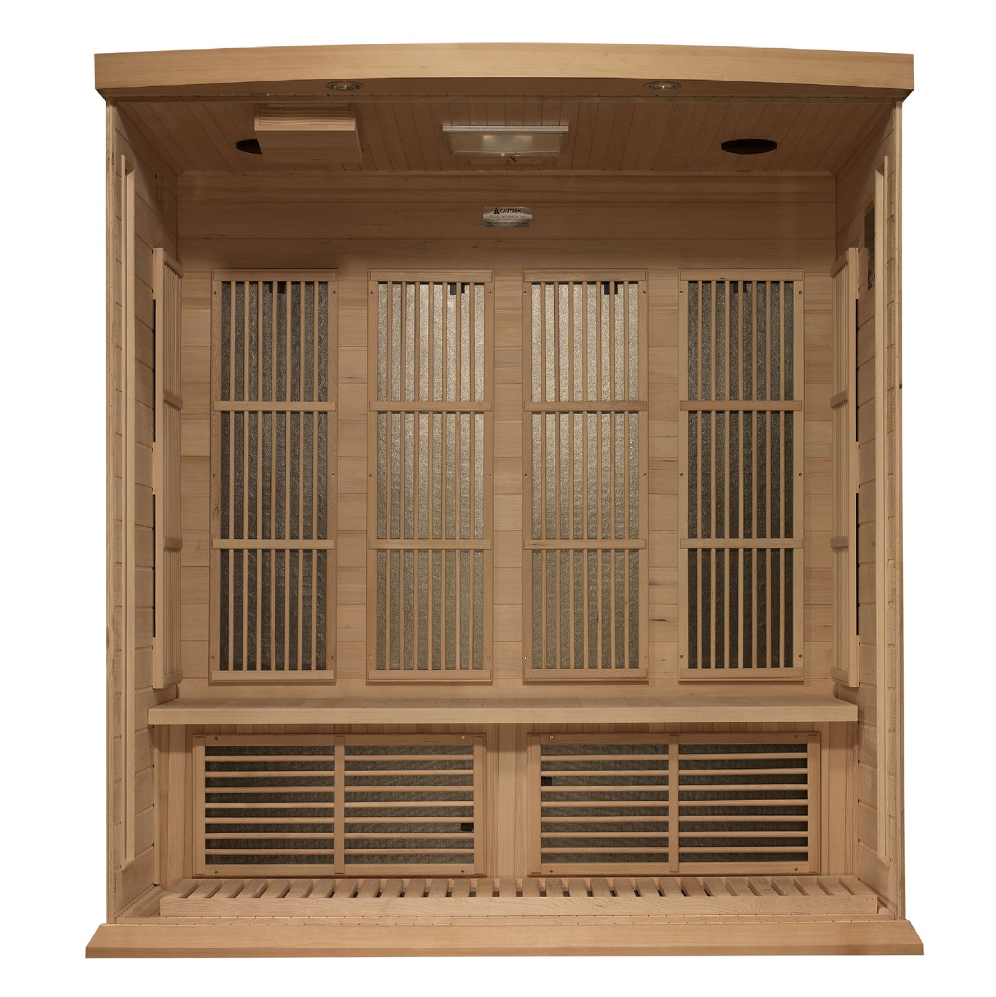 Maxxus 4-Person Near Zero EMF (Under 3MG) FAR Infrared Sauna (Canadian Hemlock) MX-K406-01-ZF
