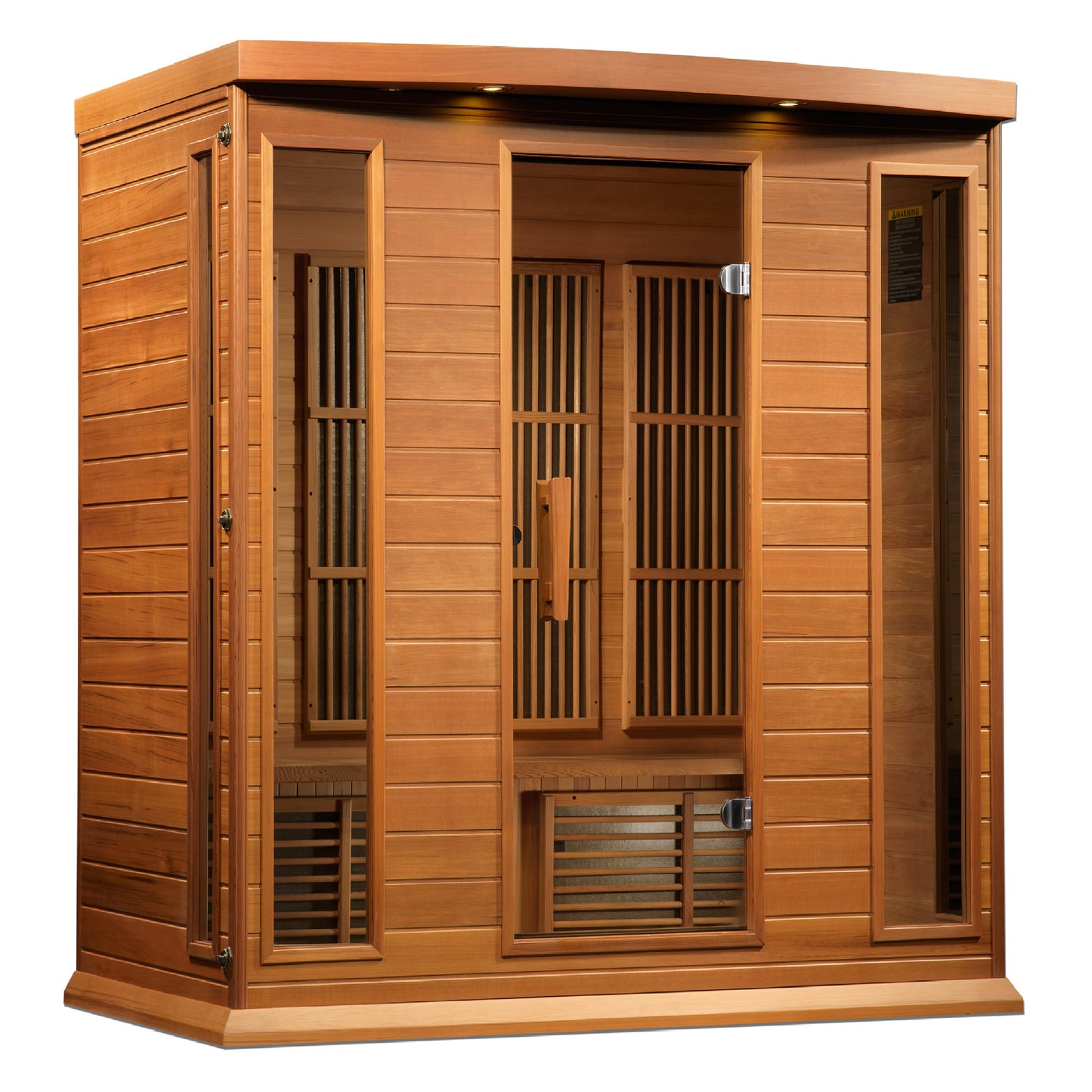 Maxxus 4-Person Near Zero EMF (Under 3MG) FAR Infrared Sauna (Canadian Red Cedar) MX-K406-01-ZF CED
