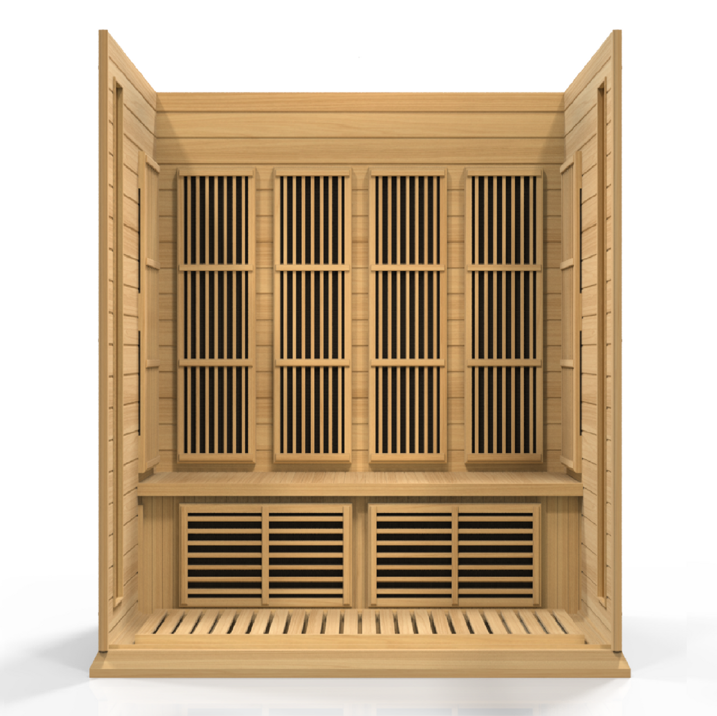 Maxxus 4-Person Low EMF (Between 5-10MG) FAR Infrared Sauna (Canadian Hemlock) MX-K406-01

