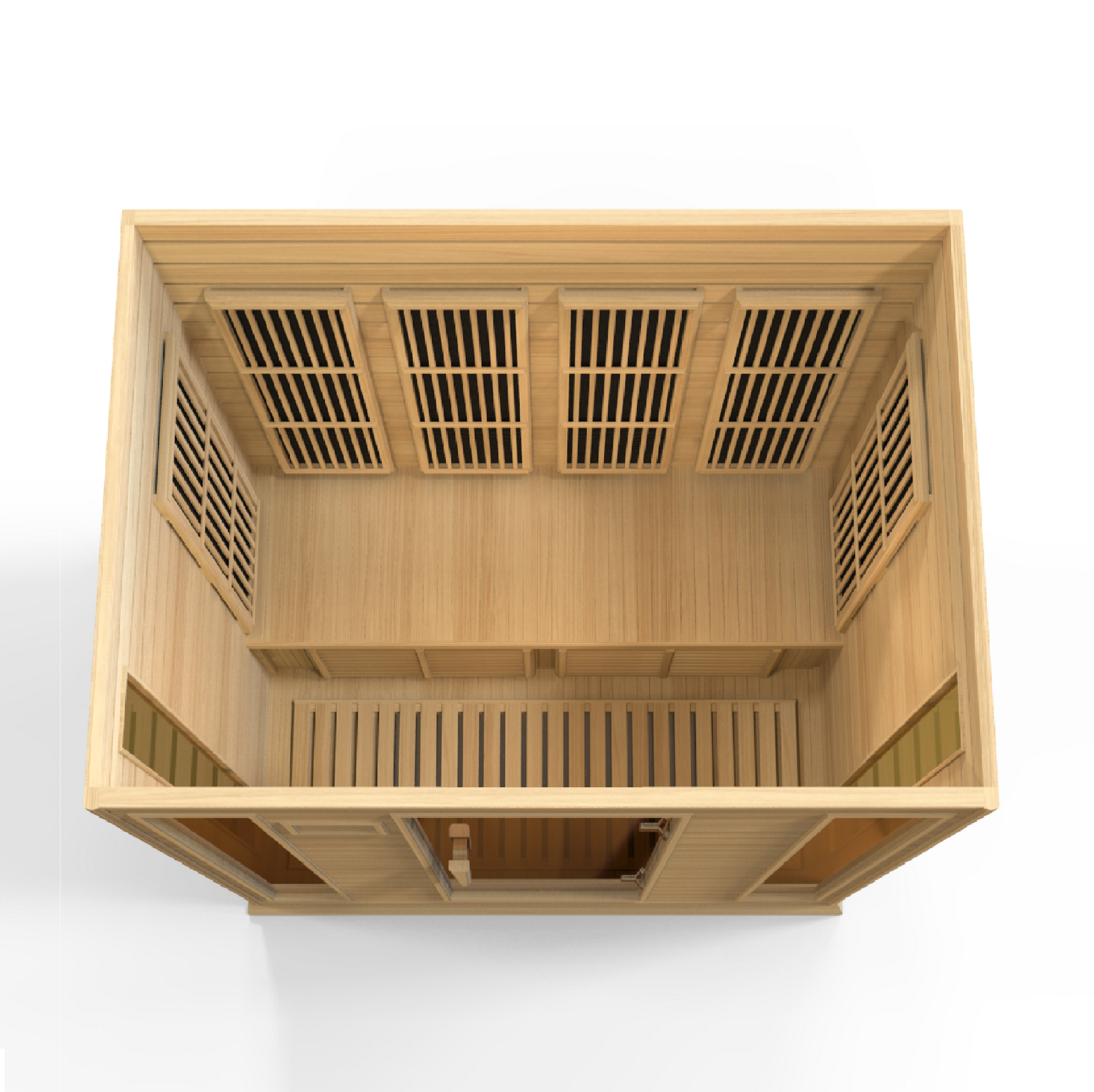 Maxxus 4-Person Low EMF (Between 5-10MG) FAR Infrared Sauna (Canadian Hemlock) MX-K406-01
