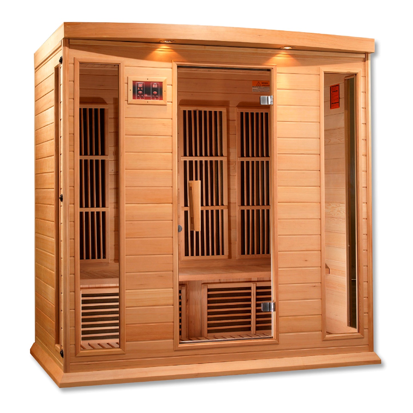 Maxxus 4-Person Low EMF (Between 5-10MG) FAR Infrared Sauna (Canadian Hemlock) MX-K406-01
