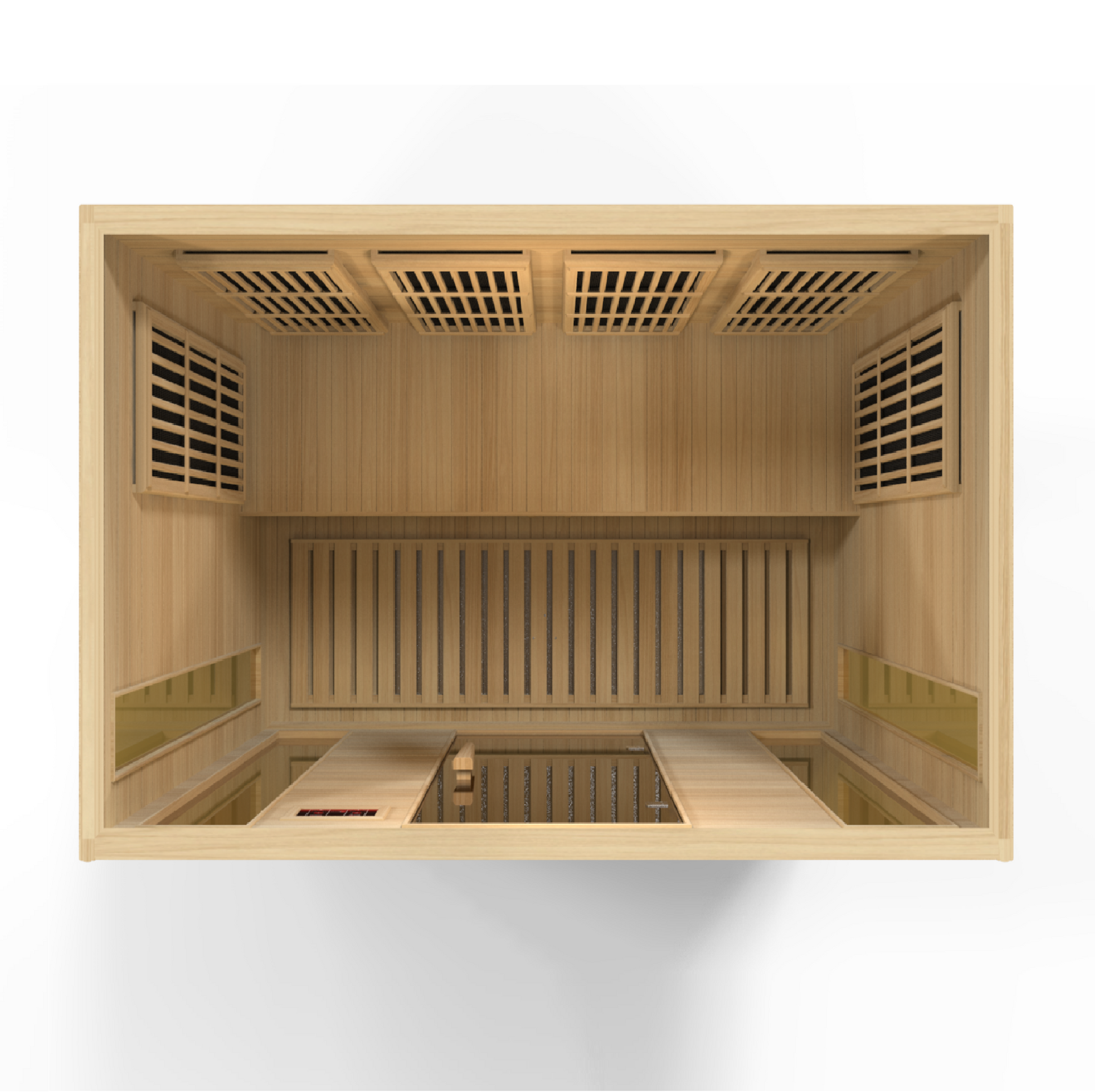 Maxxus 4-Person Low EMF (Between 5-10MG) FAR Infrared Sauna (Canadian Hemlock) MX-K406-01
