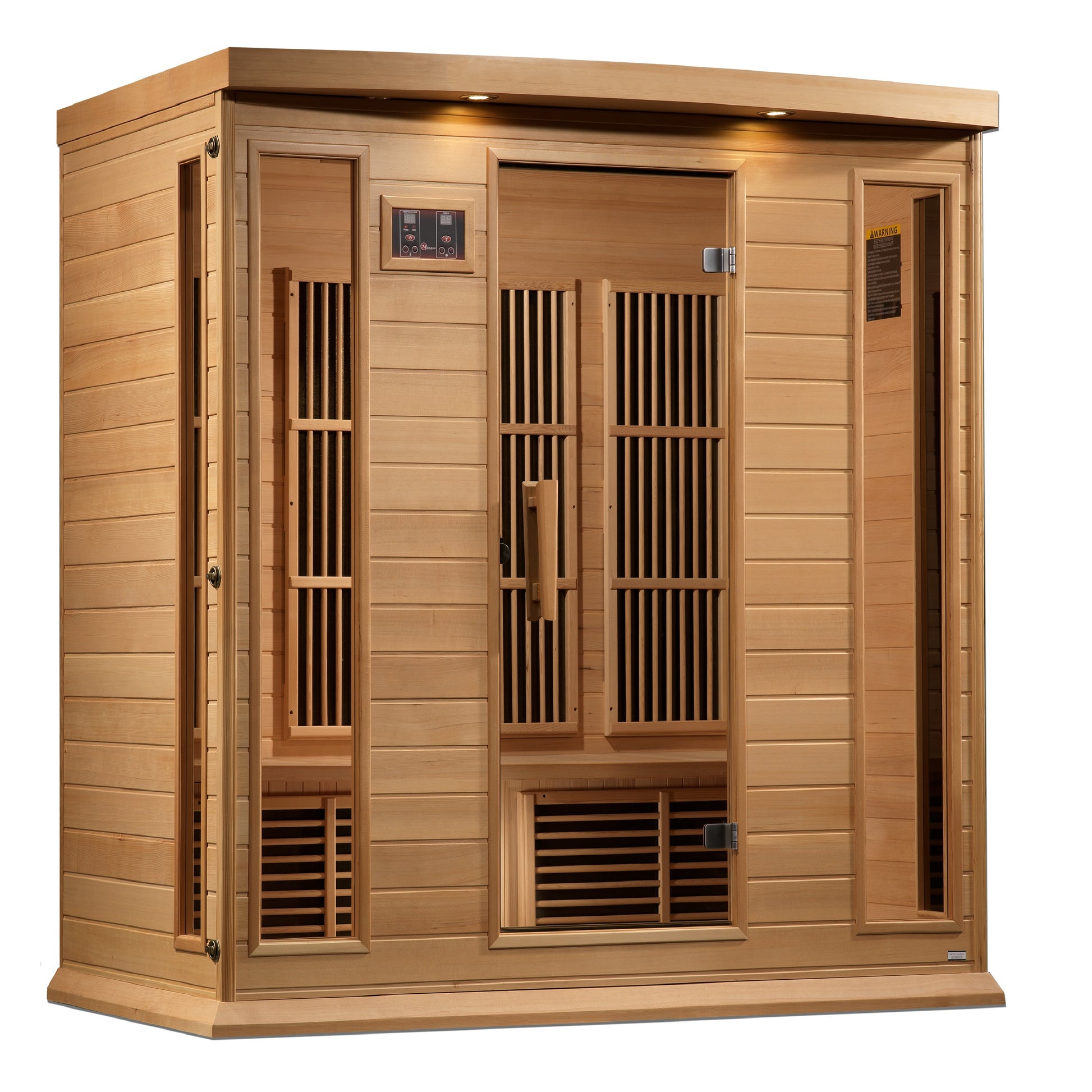 Maxxus 4-Person Near Zero EMF (Under 3MG) FAR Infrared Sauna (Canadian Hemlock) MX-K406-01-ZF
