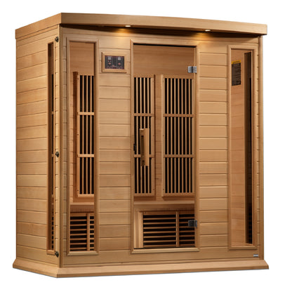 Maxxus 4-Person Near Zero EMF (Under 3MG) FAR Infrared Sauna (Canadian Hemlock) MX-K406-01-ZF
