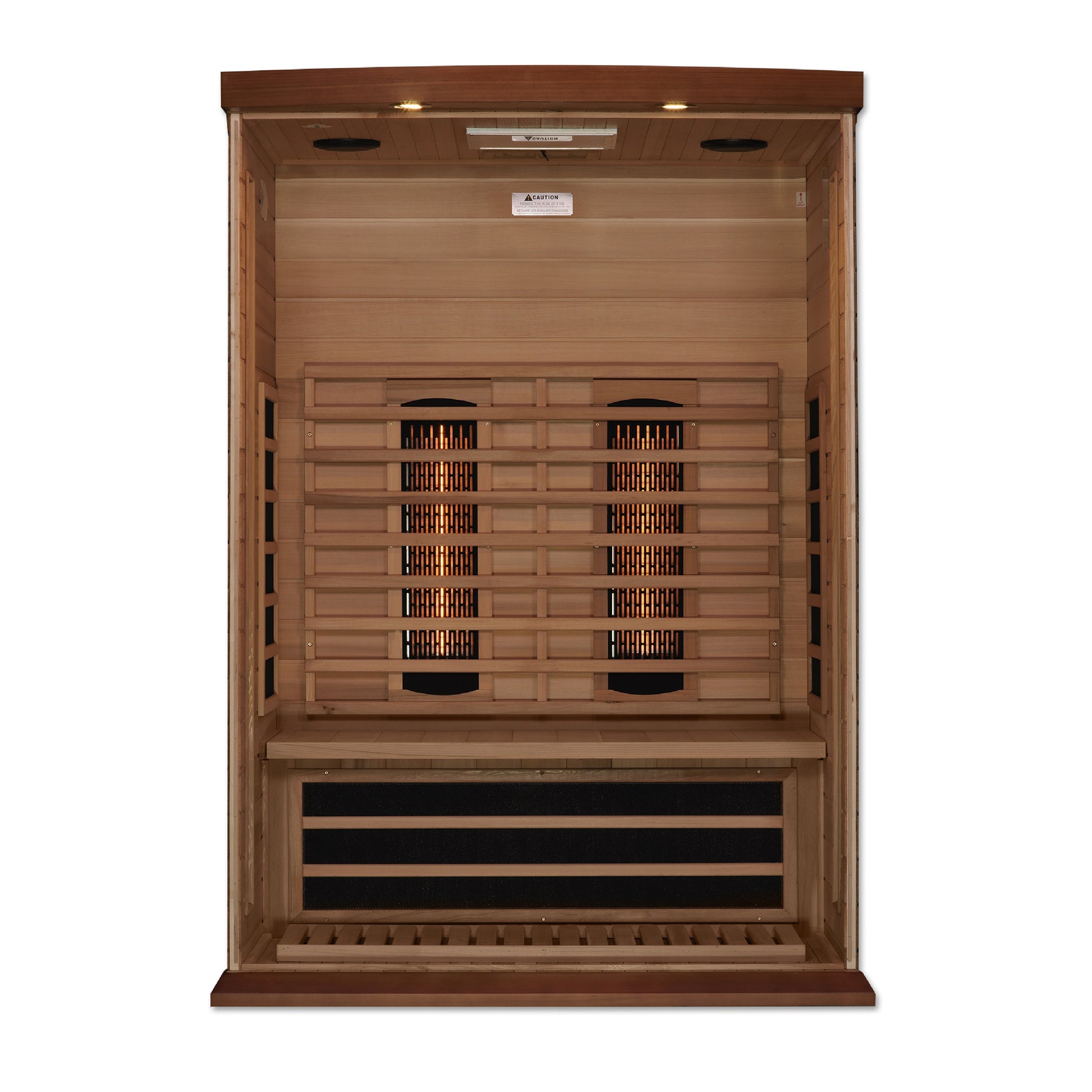 Maxxus 2-Person Full Spectrum Near Zero EMF (Under 3MG) FAR Infrared Sauna (Canadian Red Cedar)
