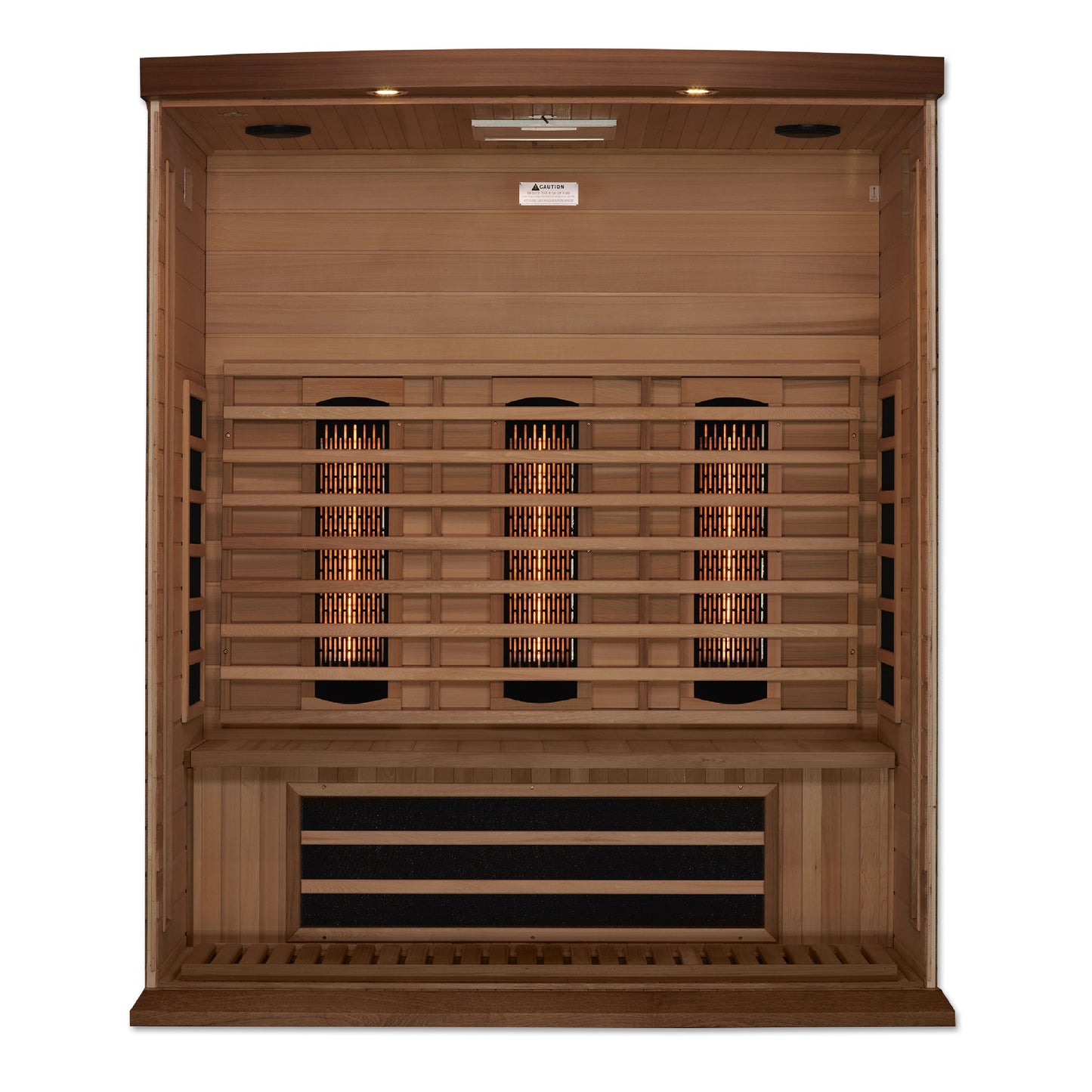 Maxxus 3-Person Full Spectrum Near Zero EMF (Under 3MG) FAR Infrared Sauna (Canadian Red Cedar)
