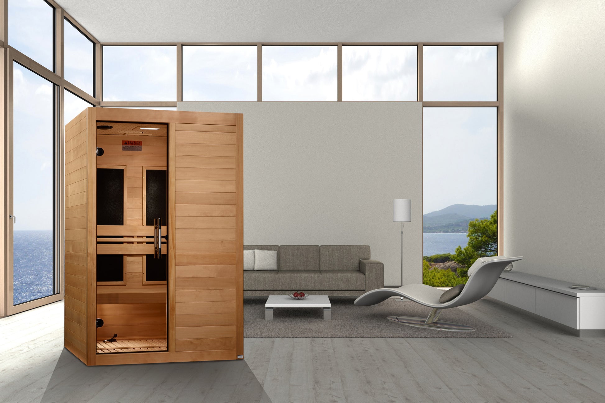 Maxxus S-Line Yoga 2-Person Ultra Low EMF (Between 5-10MG) FAR Infrared Sauna (Canadian Hemlock)
MX-S206-01