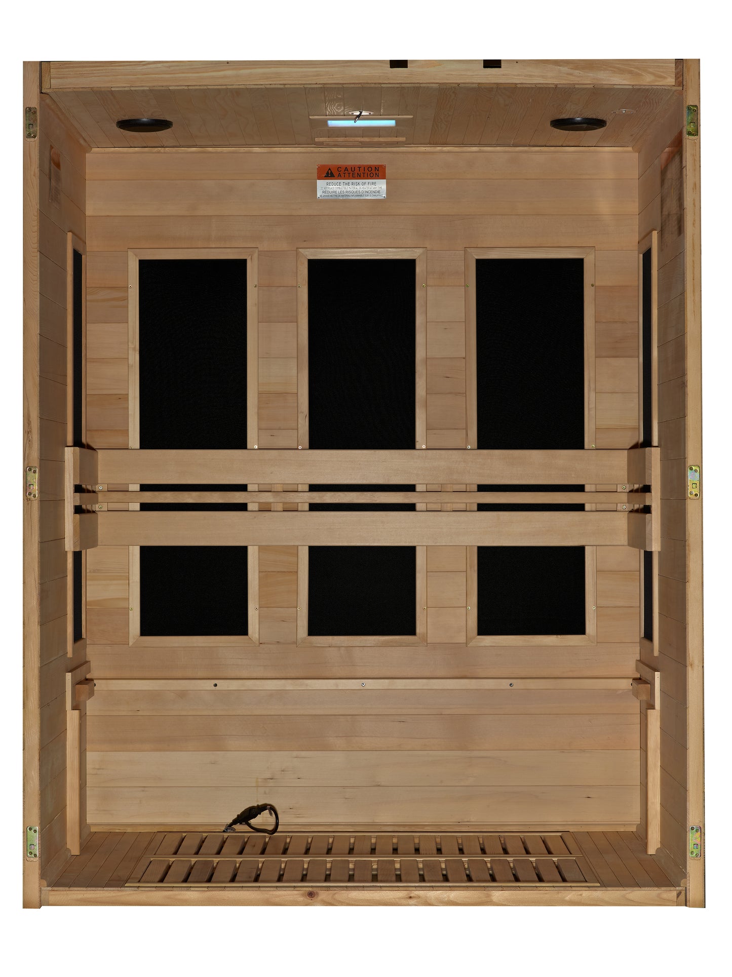 Maxxus S-Line Yoga 3-Person Ultra Low EMF (Between 5-10MG) FAR Infrared Sauna (Canadian Hemlock)
(MX-S306-01)