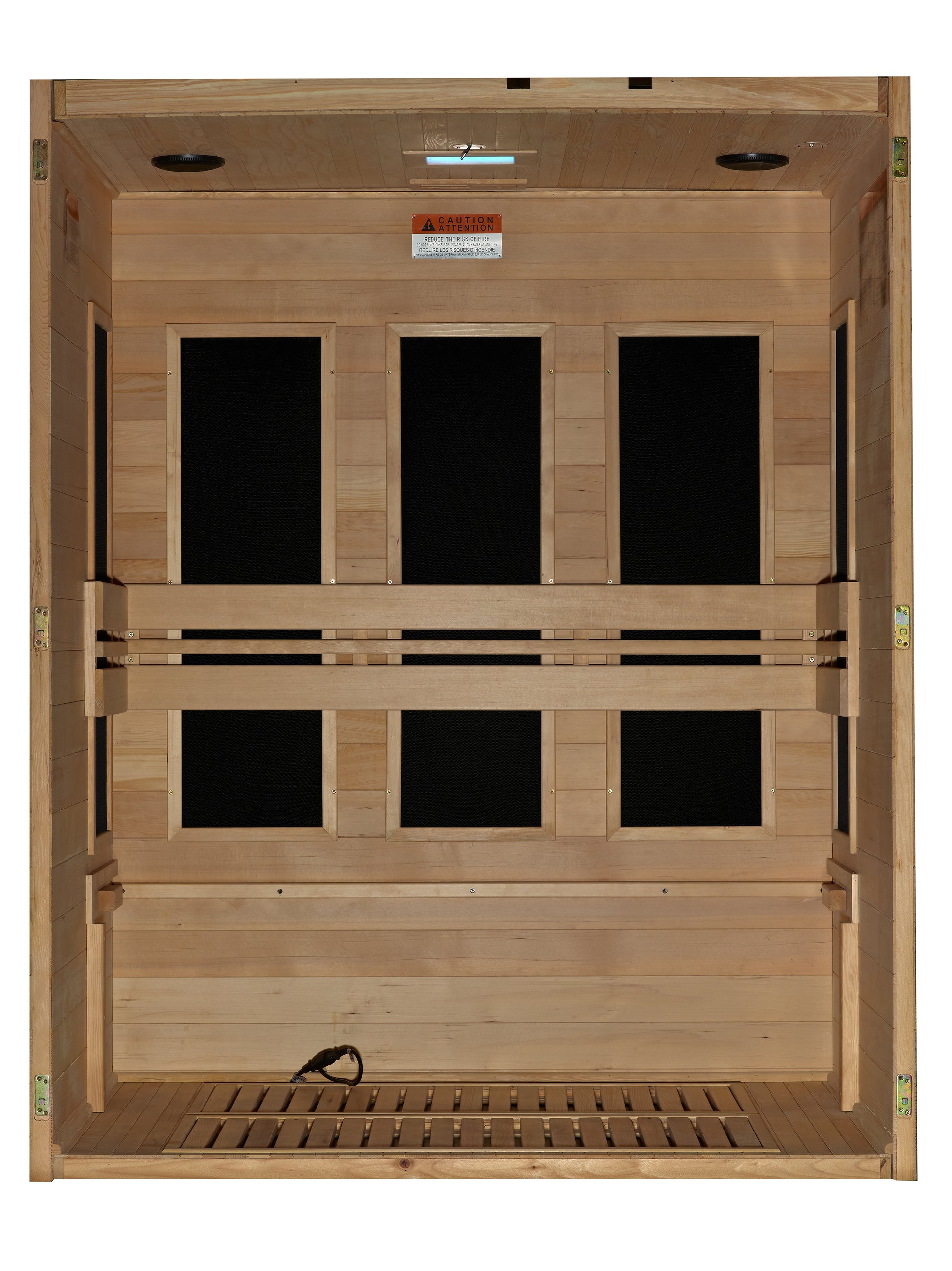Maxxus S-Line Yoga 3-Person Ultra Low EMF (Between 5-10MG) FAR Infrared Sauna (Canadian Hemlock)
(MX-S306-01)