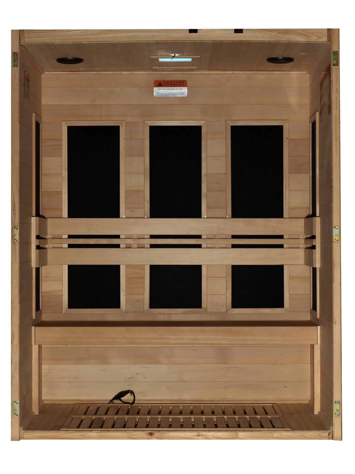 Maxxus S-Line Yoga 3-Person Ultra Low EMF (Between 5-10MG) FAR Infrared Sauna (Canadian Hemlock)
(MX-S306-01)