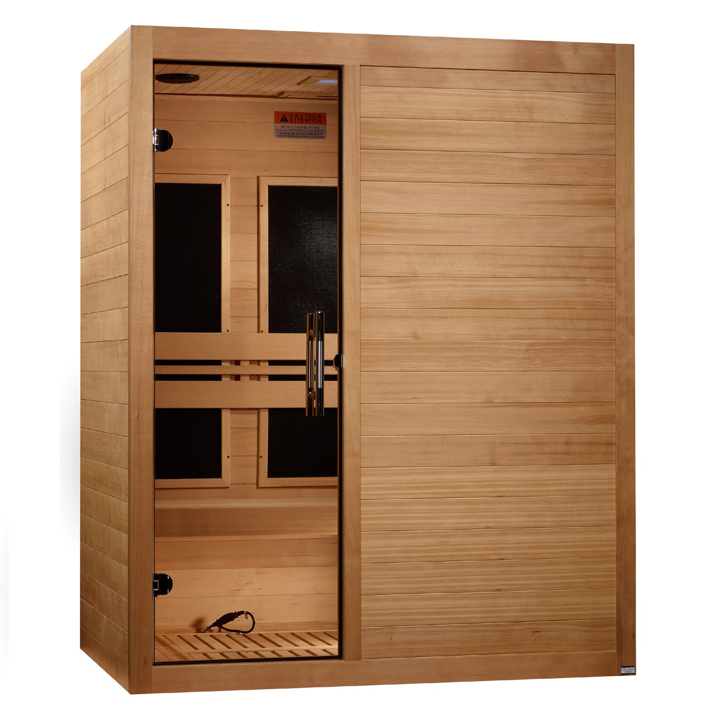 Maxxus S-Line Yoga 3-Person Ultra Low EMF (Between 5-10MG) FAR Infrared Sauna (Canadian Hemlock)
(MX-S306-01)