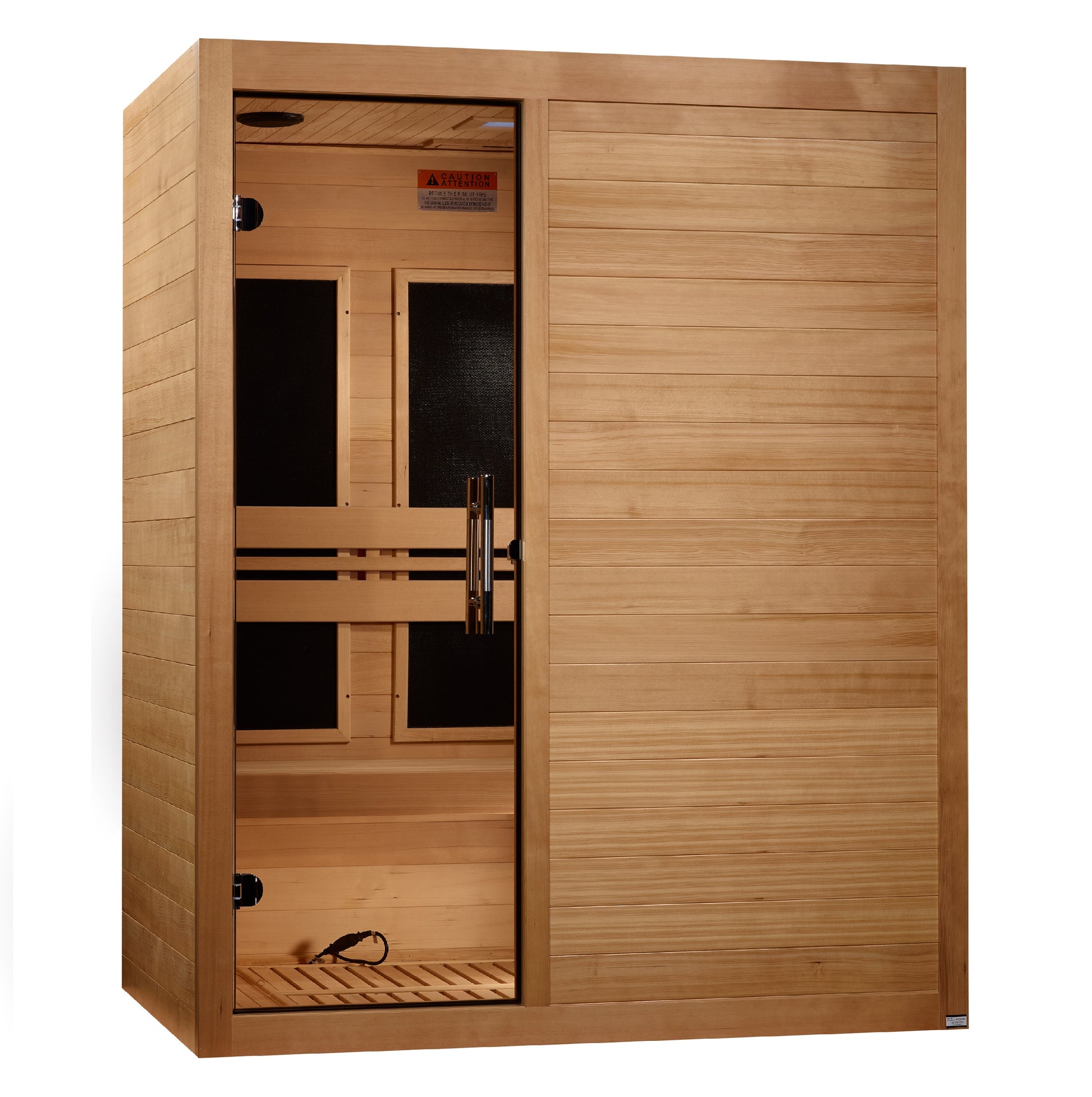 Maxxus S-Line Yoga 3-Person Ultra Low EMF (Between 5-10MG) FAR Infrared Sauna (Canadian Hemlock)
(MX-S306-01)