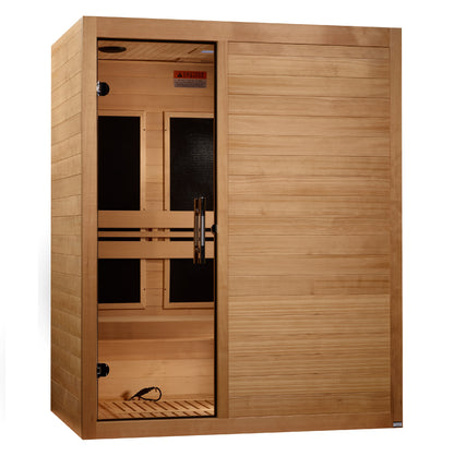 Maxxus S-Line Yoga 3-Person Ultra Low EMF (Between 5-10MG) FAR Infrared Sauna (Canadian Hemlock)
(MX-S306-01)