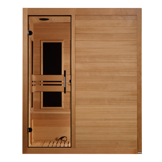 Maxxus S-Line Yoga 3-Person Ultra Low EMF (Between 5-10MG) FAR Infrared Sauna (Canadian Hemlock)
(MX-S306-01)