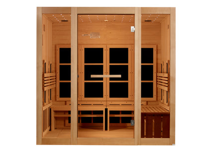 Golden Designs 8 Person Full Spectrum Near Zero EMF FAR IR Sauna GDI-6880-03