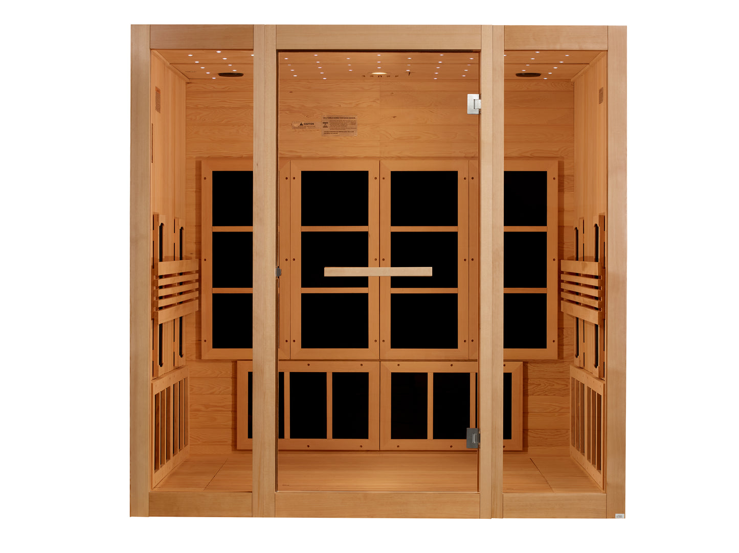 Golden Designs 8 Person Full Spectrum Near Zero EMF FAR IR Sauna GDI-6880-03
