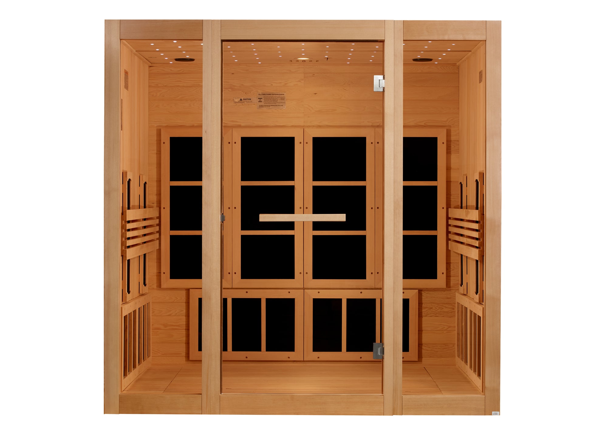Golden Designs 8 Person Full Spectrum Near Zero EMF FAR IR Sauna GDI-6880-03