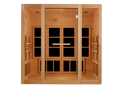 Golden Designs 8 Person Full Spectrum Near Zero EMF FAR IR Sauna GDI-6880-03